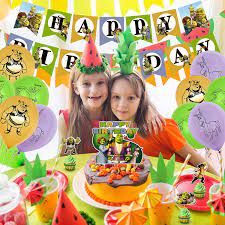 Maybe you would like to learn more about one of these? Buy Shrek Birthday Party Decorations Cartoon Sherk Theme Party Supplies Birthday Decorations For Boys Girls With Happy Birthday Banner Cake Topper Cupcake Toppers Balloons Swirls Decorations Online In Vietnam B095jk99yg
