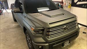 Wrapping your car's roof will cost between $45 and $55 if you do it yourself, or about $250 for a professional job. How To Vinyl Wrap A Truck 2018 Toyota Tundra Youtube