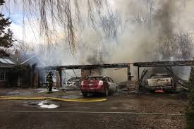 The kelowna fire department operates seven fire stations located strategically throughout the city. Video Garage Fire Next To East Kelowna House Not Suspicious Sicamous Eagle Valley News