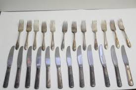 Check out our 1940s flatware selection for the very best in unique or custom, handmade pieces from our flatware & silverware shops. Antique Silverware Sets Silverplate Patterns And Vintage Stainless Steel Silverware