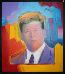 Peter Max Title: Tim Durham Medium: Original acrylic and silkscreen
