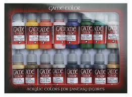 Intro Paint Set Game Colour Vallejo