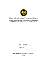 Fakultas ini terbagi lagi menjadi beberapa subfakultas. Doc Ujian Nasional Amna Aulia Academia Edu