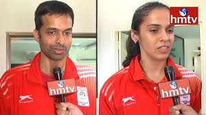 Check spelling or type a new query. Coach Pullela Gopichand Badminton Player Saina Nehwal Face To Face Cwg 2018 Hmtv Youtube