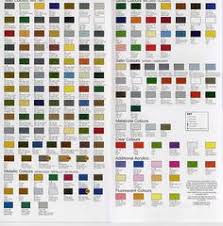 7 Best Auto Paint Color Charts Images Paint Color Chart
