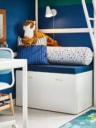 stuva fritids bench with toy storage white white 35 3 8x19 5 8x19 5 8 ikea in 2020 ikea loft bed frame cushions
