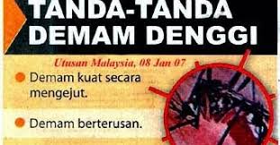 Demam denggi terdiri daripada demam denggi biasa atau demam denggi berdarah yang boleh membawa maut. Demam Denggi Boleh Membawa Maut Dalam Diam