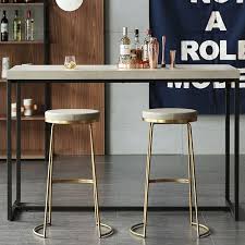 Cheap Bar Stools Buy Directly From China Suppliers Nordic Bar Stool Wrought Iron Bar Stool Fashio Simple Dining Chairs Wrought Iron Bar Stools Iron Bar Stools