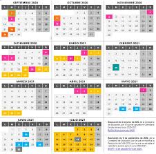 El titular de secretaría de educación pública, esteban moctezuma barragán afirmó que con este calendario de darán días a maestros para 'descarga. Calendario Escolar 2020 2021 By Educastur Web On Genially