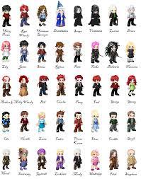 Remus lupin is harry's former teacher, harry's dad's friend, and a werewolf. Harry Potter Characters By Szrene99 On Deviantart