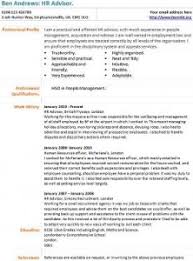 Take a look at our example cvs to discover which is right for you and to find inspiration to help you craft the perfect document people often create one cv and send this out regardless of the job or employer. Hr Advisor Cv Example Learnist Org