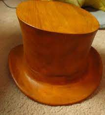 Antique Wooden Hat Block For Top Hats Can Be Used By Ldoriginals 300 00 Hat Blocks Top Hat Antiques
