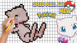 Vous êtes à la recherche des meilleures inspirations pixel art pokemon facile et petit? Speed Pixel Art Mew Pokemon Youtube
