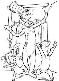 Seuss from cat in the hat . Dr Seuss The Cat In The Big Hat Coloring Page Coloringplus 3393 Coloring Home