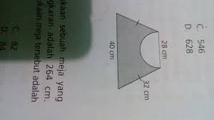Luas bangun di bawah yaitu …. Keliling Bangun Gabungan Di Samping Adalah Cm Brainly Co Id