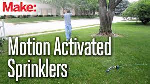 Havahart 5265 spray away motion detector sprinkler. Motion Activated Sprinklers Youtube