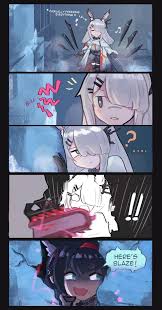 Here She Comes Arknights Anime Funny Cute Anime Pics Anime Memes Funny