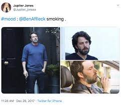 While cavill launched into an answer (i think? Mood Ben Affleck Smoking Know Your Meme