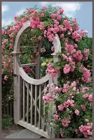 Rose Garden Gate I Likejust The Lower Section Garden Gates And Fencing Beautiful Gardens Beautiful Flowers