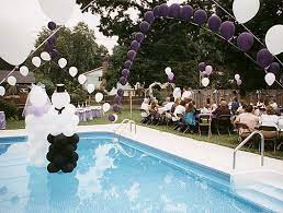 17 Best Images About Poolside Wedding On Pinterest Swimming Pool Decorations Receptions And Flo Pool Wedding Decorations Swimming Pool Wedding Pool Wedding