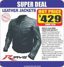 Rjays Calibre Leather Jacket At Hot Price