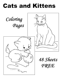 Download and print these printable kitten pictures coloring pages for free. Kitten Coloring Pages Free And Printable
