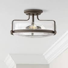 Harper 18 Wide Seeded Glass Ceiling Light By Hinkley 62x27 Lamps Plus
