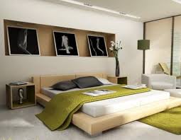 Modern Japanese Bedroom Decorating Design Ideas With Abstract Graffiti Wall Pictures Ar Modern Bedroom Interior Master Bedroom Interior Interior Design Bedroom