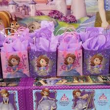 Goodie Bag Ideas For 1st Birthday Party Sofia The First Birthday Party Goodie Bags So Easy And Affordabl Sofia The First Birthday Party Princess Sofia Birthday Party Ideas Birthday Party Goodie Bags