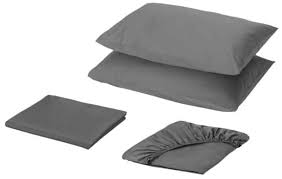 Ikea brunkrissla duvet cover and pillowcase, black/gray, twin. 6 Best Ikea Sheets Review 2021 Ikea Product Reviews