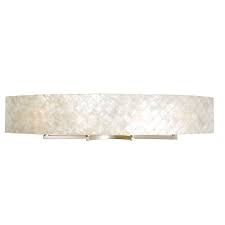 Varaluz Radius 4 Light Gold Dust Bath Vanity Light With Herringbone Natural Capiz 173b04b The Home Depot