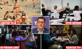 Victorian premier daniel andrews announced wednesday night private gatherings would be restricted to 15 and masks are again mandatory victorian premier dan andrews has reintroduced coronavirus restrictions after a australian open hotel quarantine worker in melbourne became infected with covid. Premier Daniel Andrews Is Slammed For Blaming Families For Victoria S Return To Covid 19 Lockdown Daily Mail Online