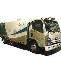 China New Europe V Isuzu 7cbm 8cbm Road Sweeper Truck