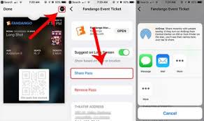 كيفية إضافة ومشاركة وطباعة تذاكر الأفلام من Apple Wallet