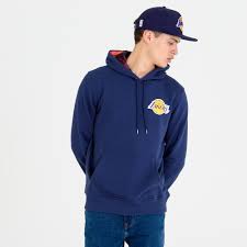 Los angeles lakers fans 17x. Los Angeles Lakers Coastal Heat Navy Pullover Hoodie New Era Cap