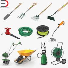 Garden Tools Collection 3 3d Garden Tools 3d Model Tools