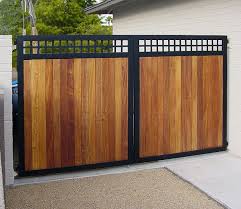 Custom Metal Wood Gate Carl We Like This Gate Same Style For Eastside Gate Backyard Gates Wood Gate Gate Design