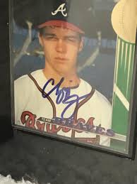 Unfortunately, many of his cards don't have much value due to the high quantities that. Sold Price Treat Pro Autographed Chipper Jones Card W Coa December 1 0118 5 00 Pm Est