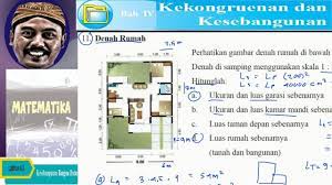 Skala adalah perbandingan antara jarak pada gambar, denah, atau peta dengan jarak yang sebenarnya skala. Denah Rumah Kesebangunan Bse Matematika Kelas Ix K13 Lat 4 1 No 11 Youtube