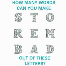 Embrace q, z, x, and j words. How Many Words Can You Make Out Of These Letters Brandieyost Origamiowl Com Letters Make Words With Letters Words