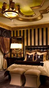 Black And Gold Art Deco Bedroom Black Gold Bedroom Luxurious Bedrooms Master Bedroom Remodel Bedroom Design