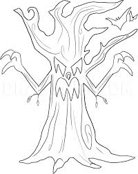 How To Draw A Spooky Tree Step By Step Drawing Guide By Dawn Dragoart Com Download 614 spooky tree free vectors. how to draw a spooky tree step by step