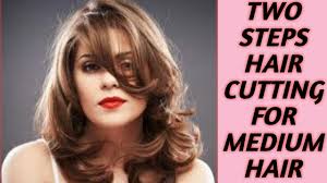 55 short hairstyles for women with thin hair fashionisers. Two Steps Hair Cutting For Medium Hair Youtube