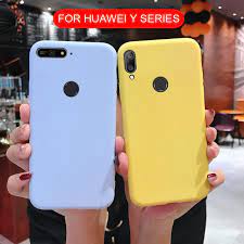 matte silicone phone case on for huawei y5 y6 y7 prime y3 y9 2018 2017 2019  y5 ii 2 candy color soft tpu back cover fundas coque|Phone Case & Covers| -  AliExpress