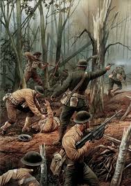 Usmc Battle Of Belleau Wood Wwi War Art World War One Military Artwork