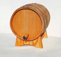 Wooden Wine Barrel for Bag-in-Box up to 20L