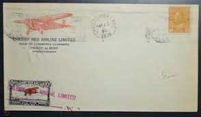 Welcome to the website of the canada visa application centre (cvac) in united states. Canada To Usa 1930 Cherry Red Airline Stamp Label On Rare Chistopker Lake Cover 1817312958