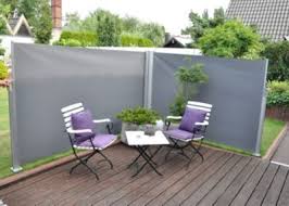 Leco Doppel Seitenmarkise Anthrazit Windschutz Gartenmobel Sets Windschutz Terrasse