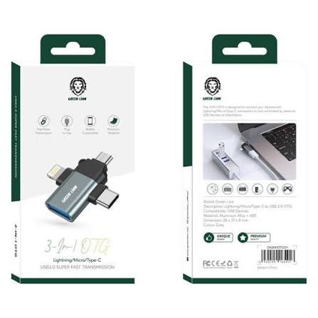 Green Lion (3 In 1 Otg)