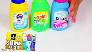 Best Activators For Making Slime Activators For Slime List Slime Liquid Fabric Softener How To Make Slime